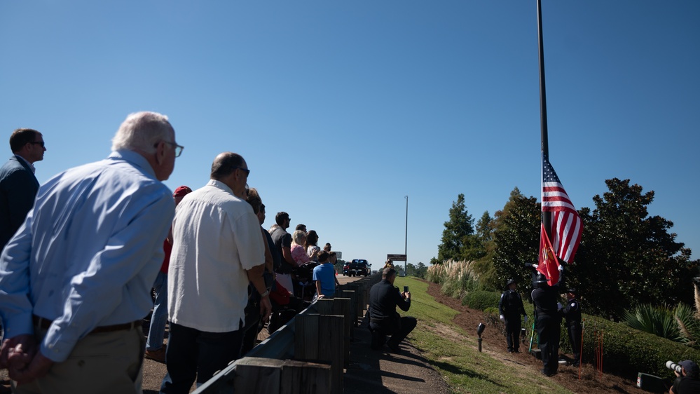 City of Mandeville Honors Fallen Marine Veteran, Police Captain with Memorial Dedication