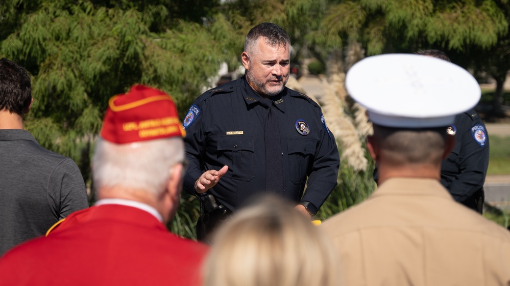 City of Mandeville Honors Fallen Marine Veteran, Police Captain with Memorial Dedication