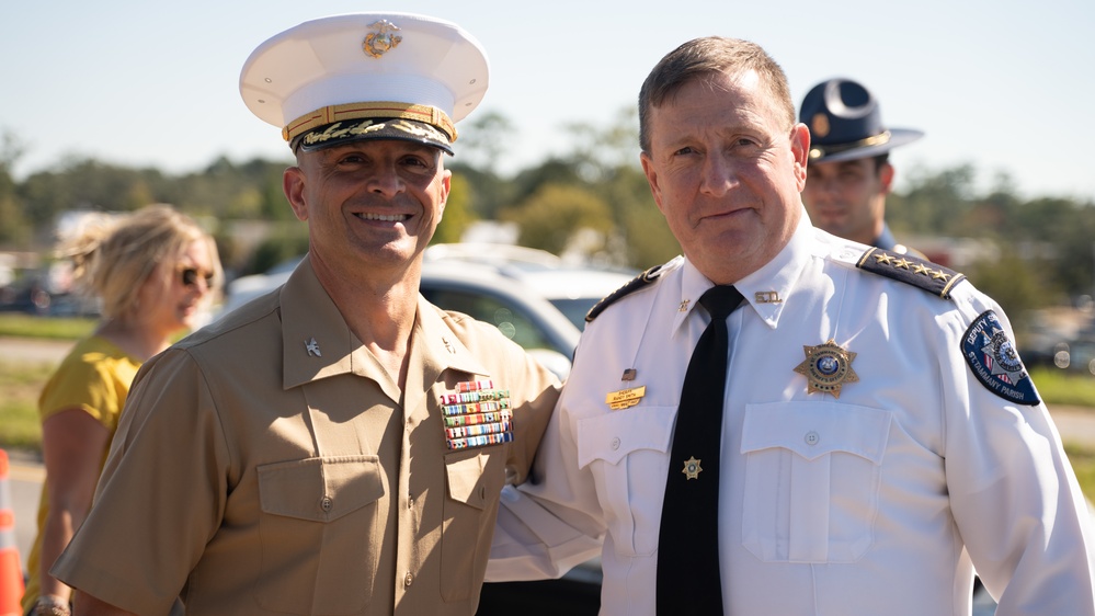 City of Mandeville Honors Fallen Marine Veteran, Police Captain with Memorial Dedication