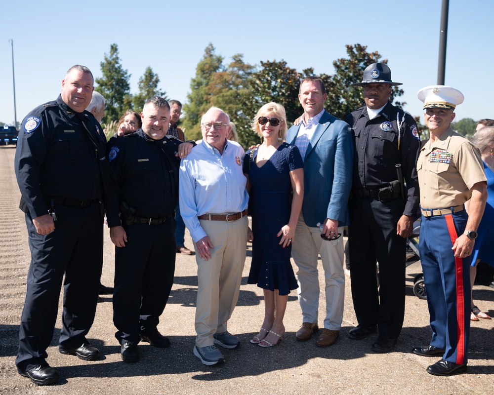 City of Mandeville Honors Fallen Marine Veteran, Police Captain with Memorial Dedication