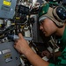 USS Ronald Reagan (CVN 76) Sailors conduct maintenance