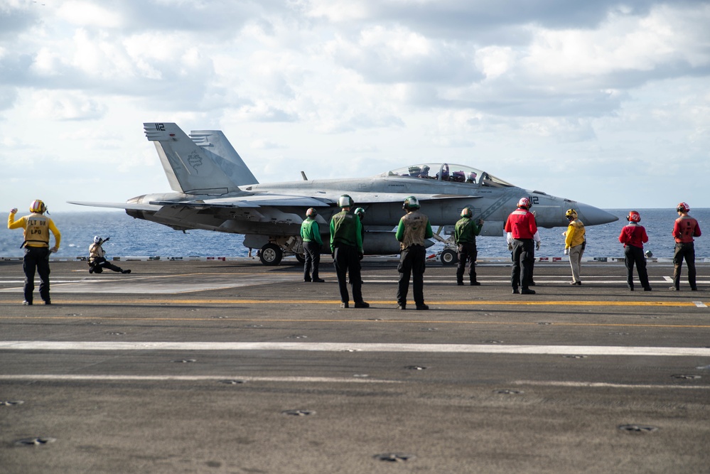 USS Ronald Reagan (CVN 76) conducts flight operations