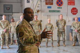 ANG Command Chief visits 136th Airlift Wing