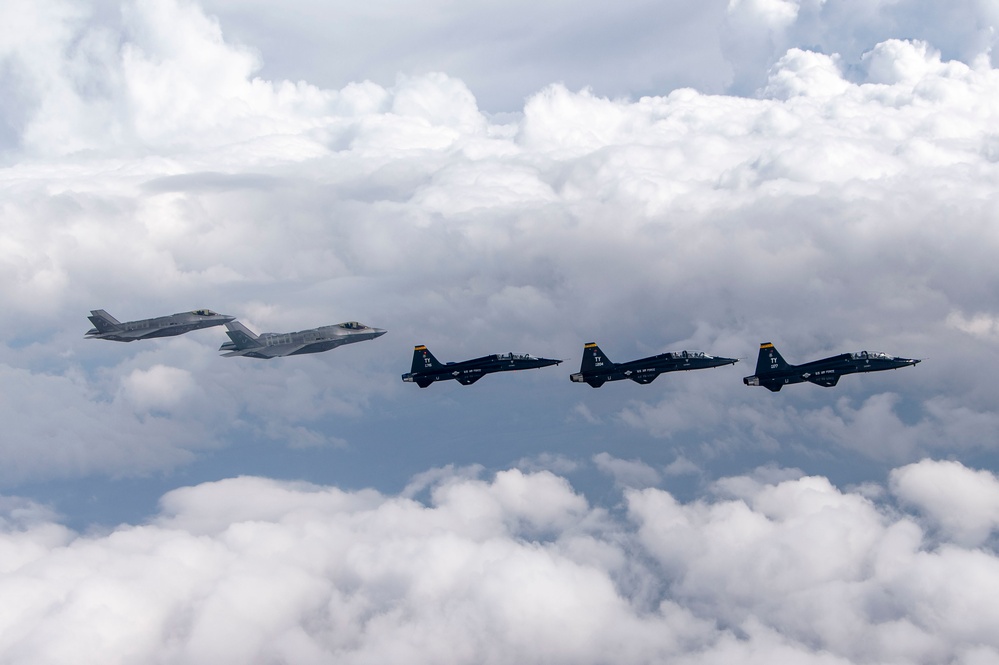 T-38s, F-35s sync missions
