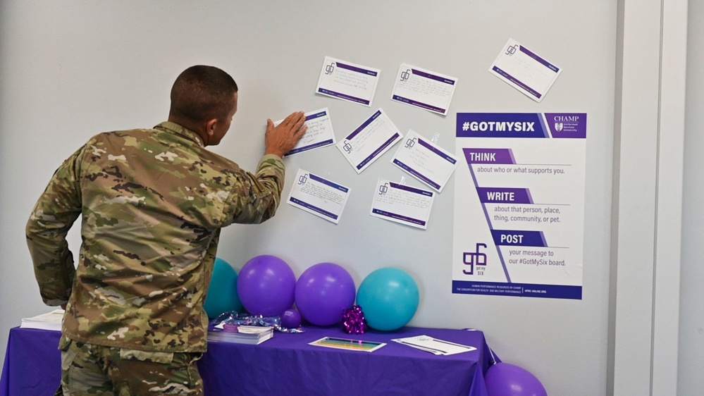 First Sgt. promotes Got My Six initiative