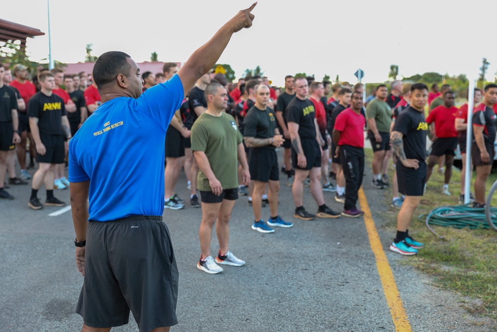 Partner Nations  Physical Training Session