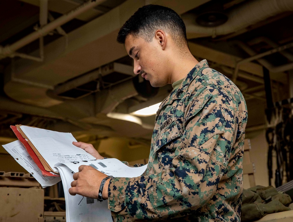 Makin Island Shipboard Maintenance