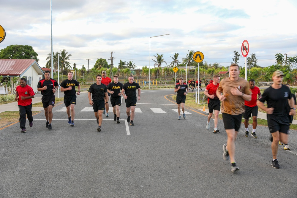 Partner Nations  Physical Training Session