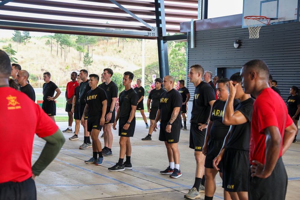 Partner Nations  Physical Training Session