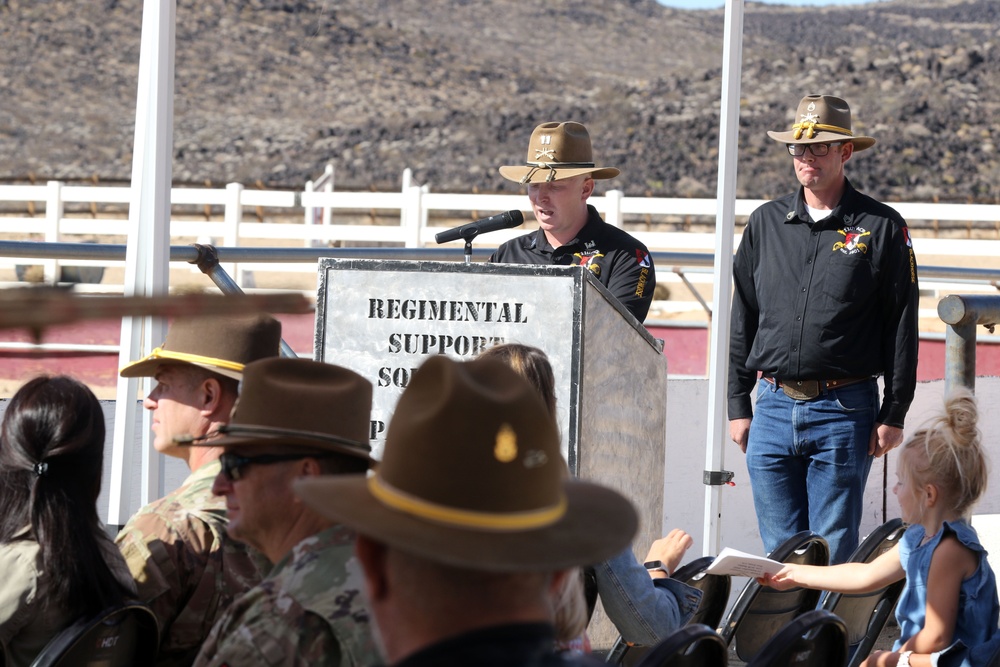 11th ACR Change of Command and Community Cavalry Demostration