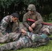 MARFORPAC Marines participate in combat casualty course during the French Armed Forces Aito Course