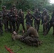 MARFORPAC Marines participate in combat casualty course during the French Armed Forces Aito Course