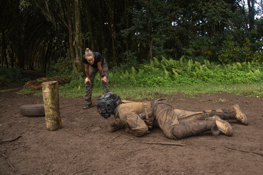 MARFORPAC Marines participate in the French Armed Forces Aito Course Culminating Event