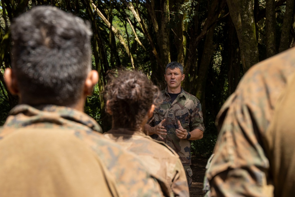 MARFORPAC Marines participate in the French Armed Forces Aito Course Culminating Event