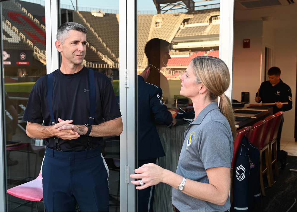 U.S. Air Force celebrates 75th Anniversary at Audi Field