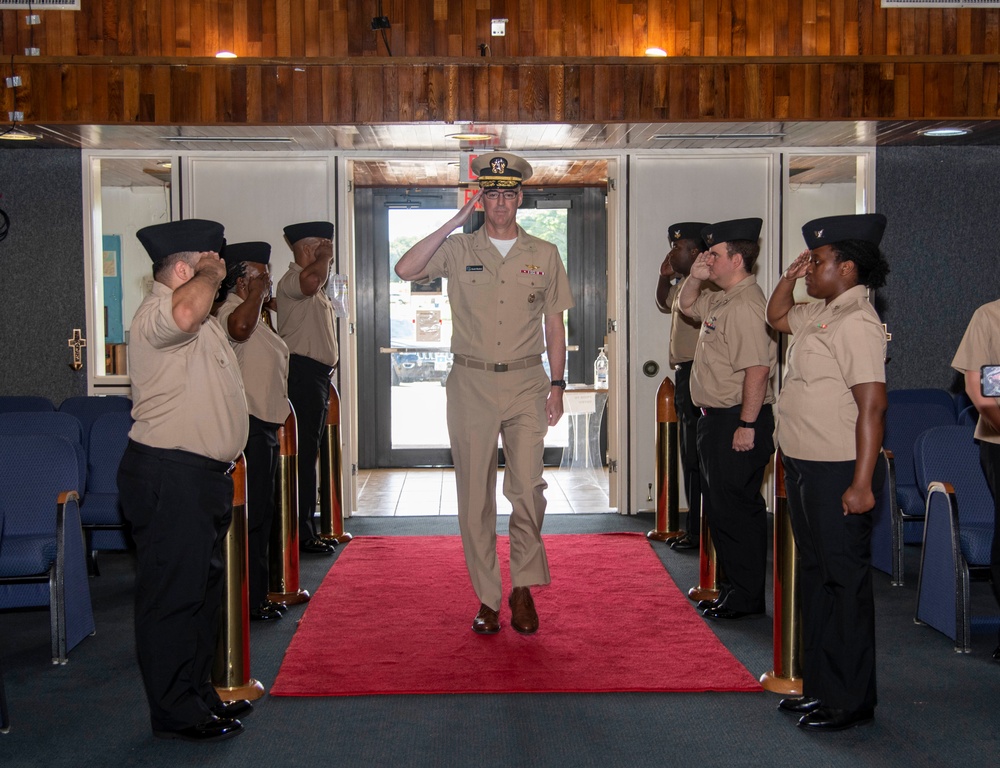 Navy Reserve Command Det. Guam Holds Change of Command