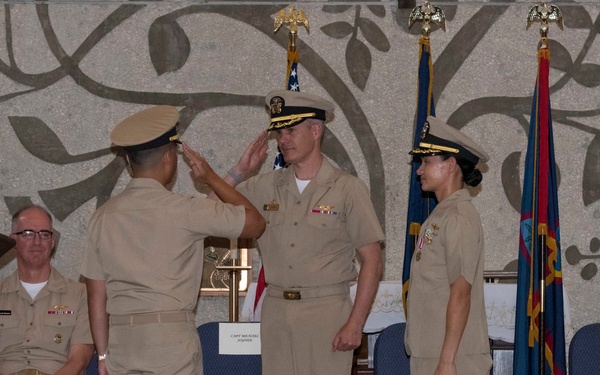 Navy Reserve Command Det. Guam Holds Change of Command