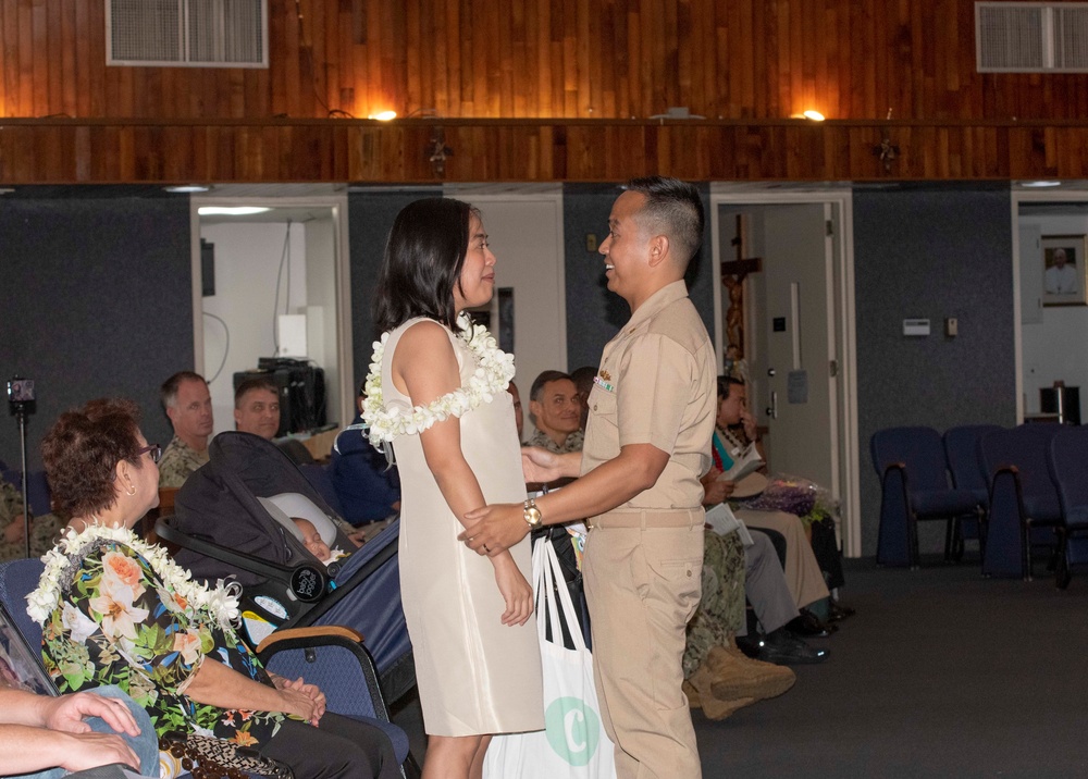 Navy Reserve Command Det. Guam Holds Change of Command