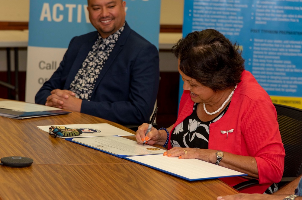 Guam Governor Signs 2022 Safety Preparedness Proclamation