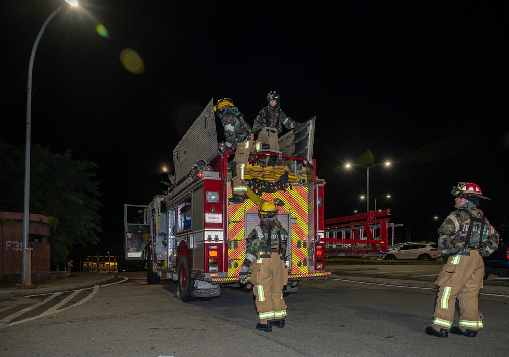 DVIDS - Images - 51st CES firefighters bug-out during training [Image 8 ...