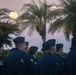 Harvest moon appears during role call