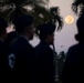 Harvest moon appears during role call