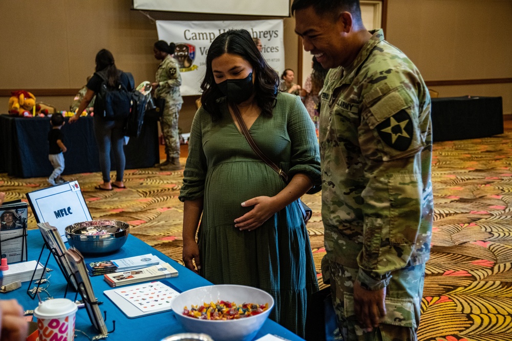 Annual baby shower offers resources to Camp Humphreys new parents