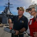 USS Higgins Launches UAV