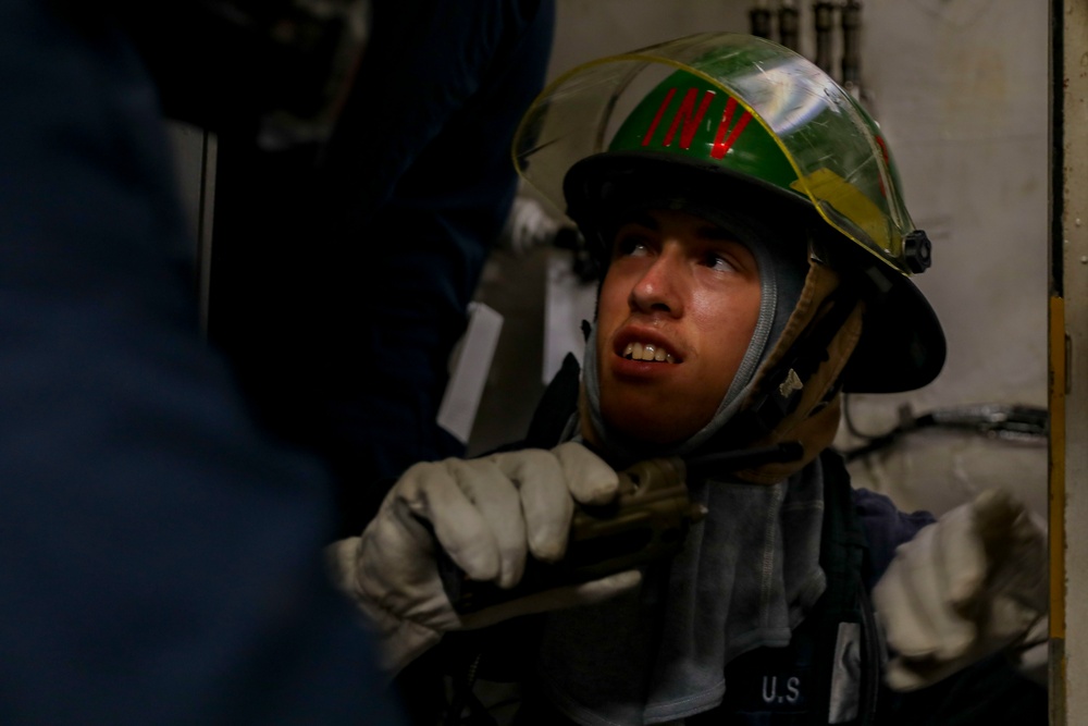 USS Higgins Conducts General Quarters Drill