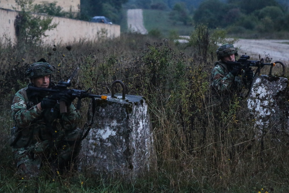 Opposing Forces Conduct Attack
