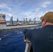 USS Higgins Conducts RAS With USNS Big Horn