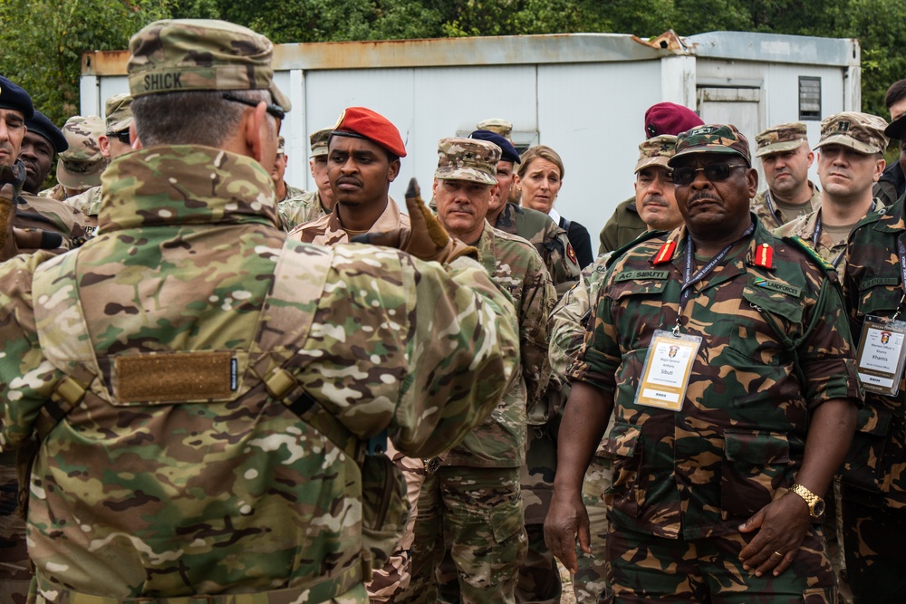 ALFC Delegates Observe Battle during Saber Junction 22