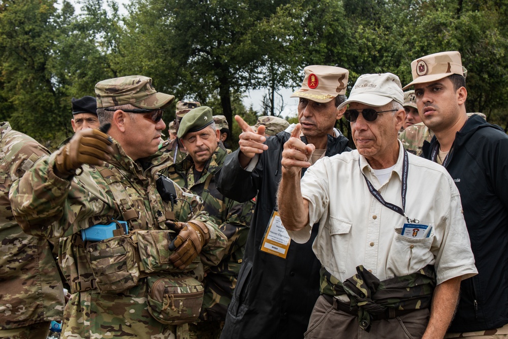 ALFC Delegates Observe Battle during Saber Junction 22