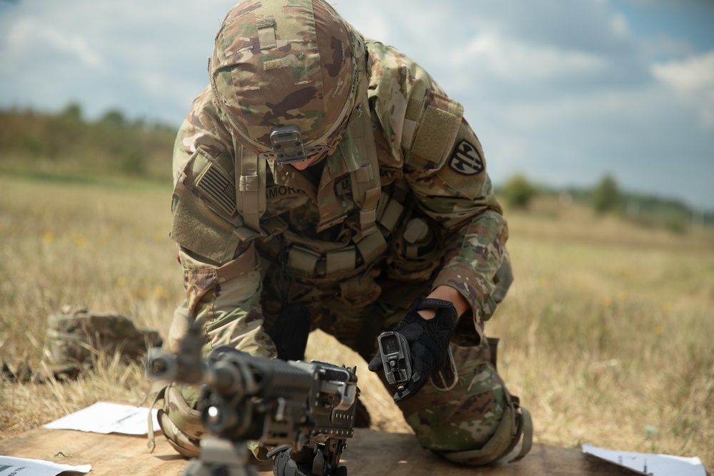 Warrior skills. Soldier badge.