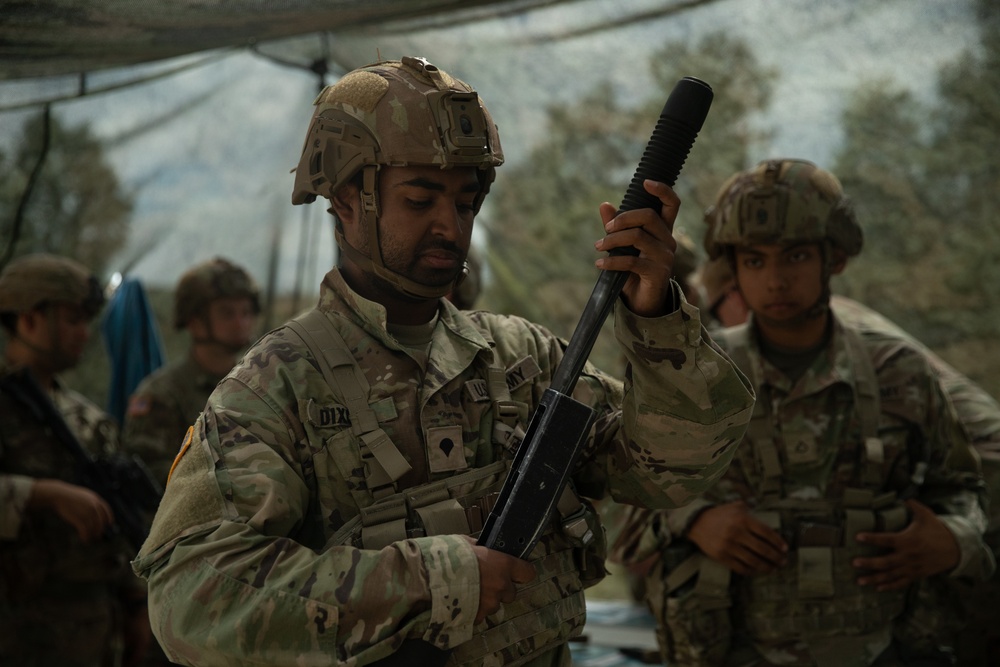 Warrior skills. Soldier badge.