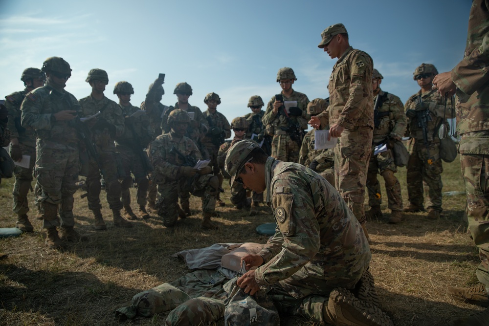 Warrior skills. Soldier badge.
