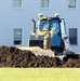 Final exterior grading takes place at fiscal year 2020-funded barracks project at Fort McCoy