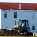 Final exterior grading takes place at fiscal year 2020-funded barracks project at Fort McCoy