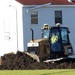 Final exterior grading takes place at fiscal year 2020-funded barracks project at Fort McCoy