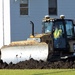 Final exterior grading takes place at fiscal year 2020-funded barracks project at Fort McCoy