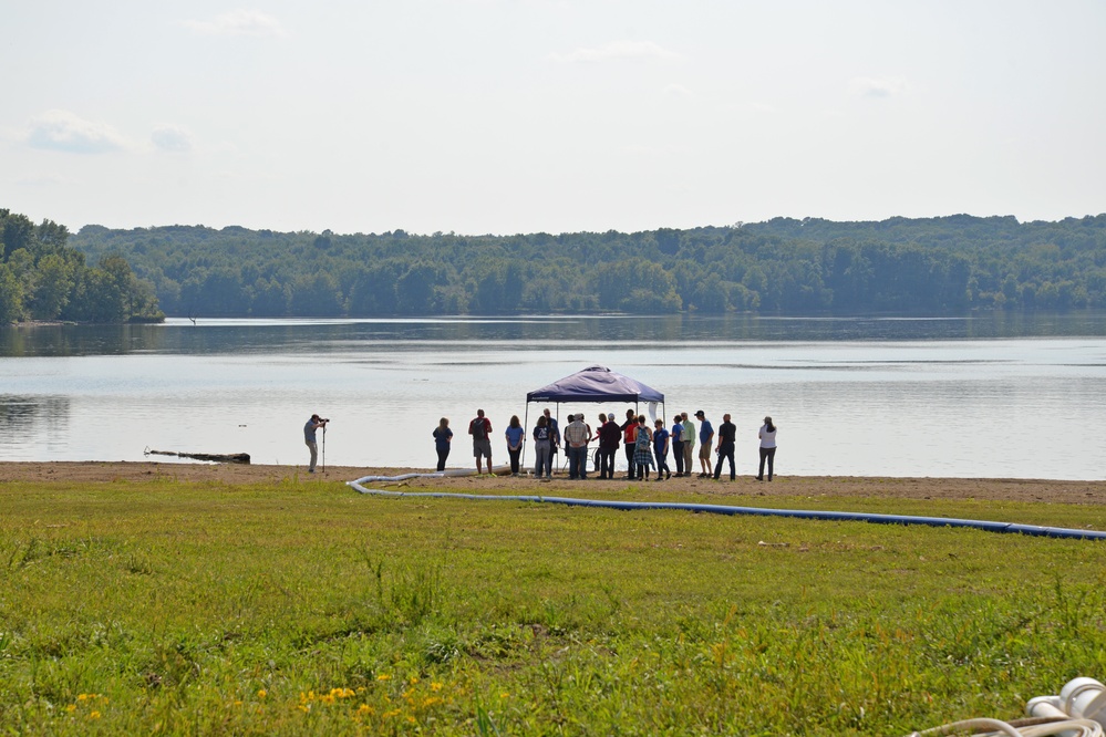 Algae harvesting technology demonstration at William H. Harsha