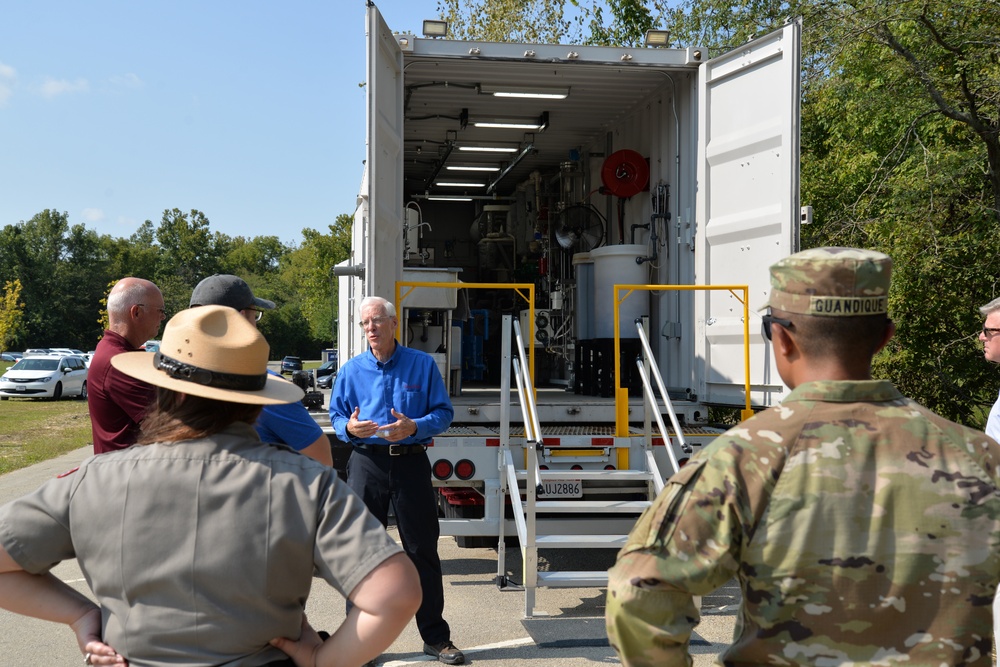 Algae harvesting technology demonstration at William H. Harsha