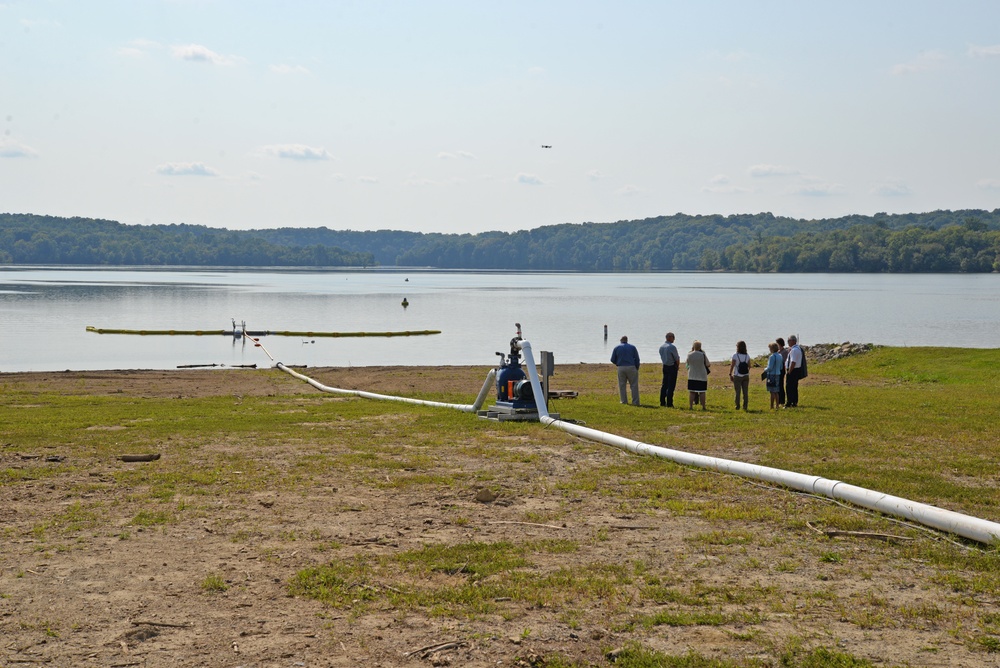 Algae harvesting technology demonstration at William H. Harsha