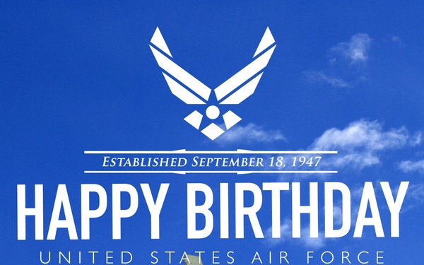 Happy Birthday U.S. Air Force