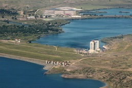 Fort Peck Dam on the Missouri River in Montana