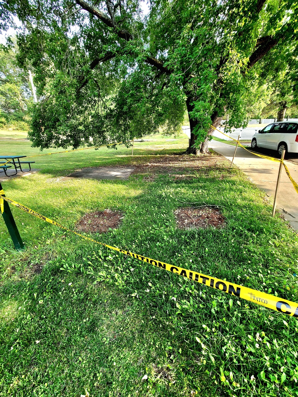 2022 archaeological survey area on Fort McCoy's South Post