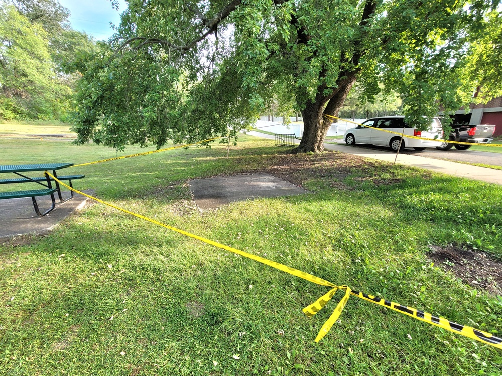 2022 archaeological survey area on Fort McCoy's South Post