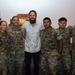 Eric Weddle discusses rest and recovery with Marines on Camp Pendleton