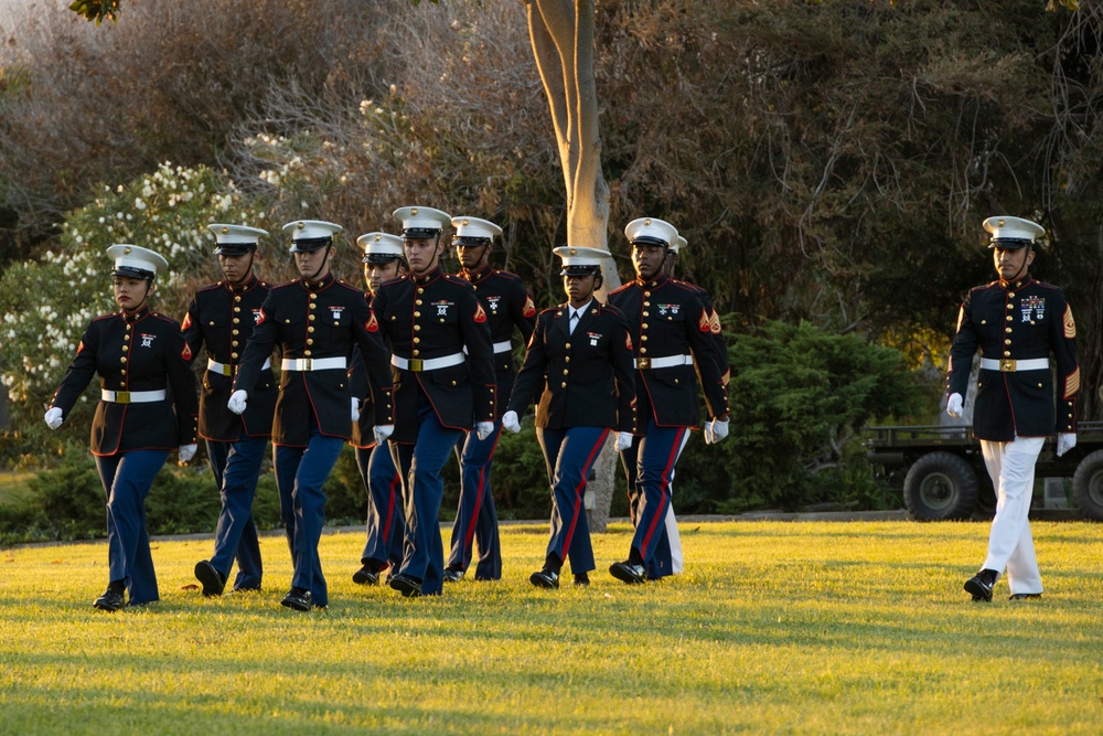 Camp Pendleton hosts 80th annual Evening Colors Ceremony