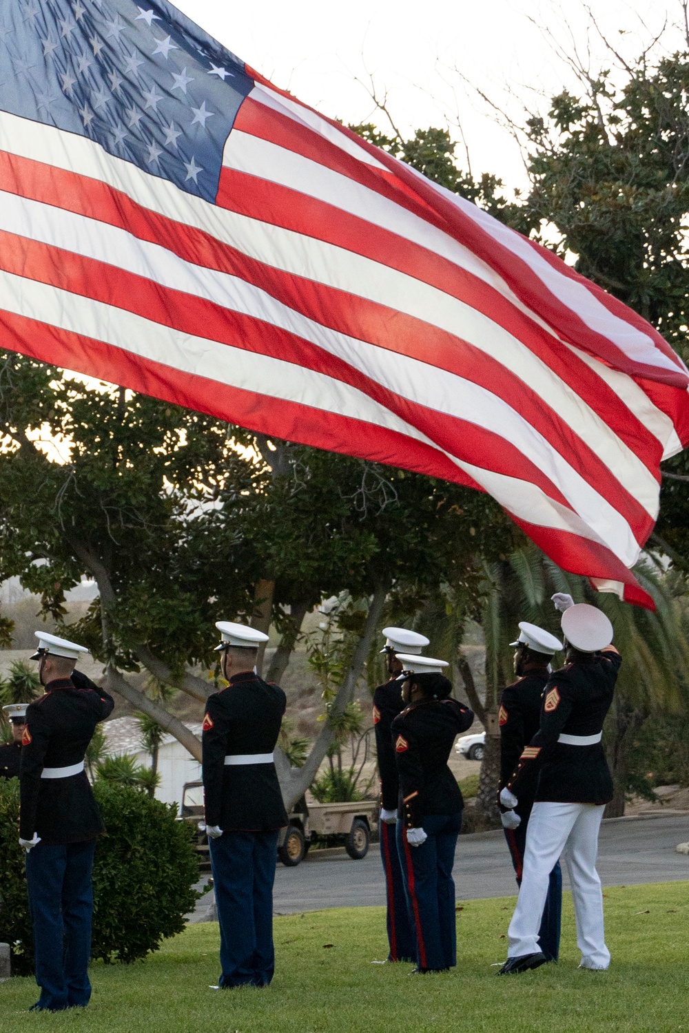 Camp Pendleton hosts 80th annual Evening Colors Ceremony